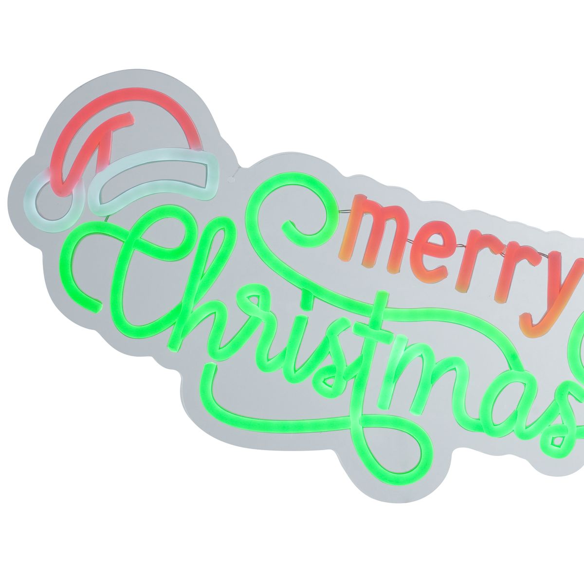 DEAR SANTA - Letrero Neón Merry Xmas 21.3 cm