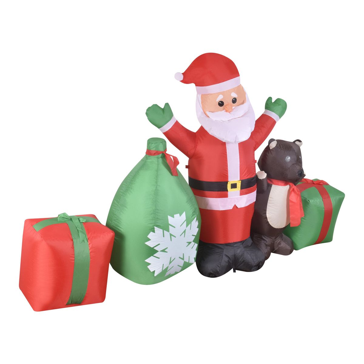 DEAR SANTA - Santa con Regalos Inflable 240 cm