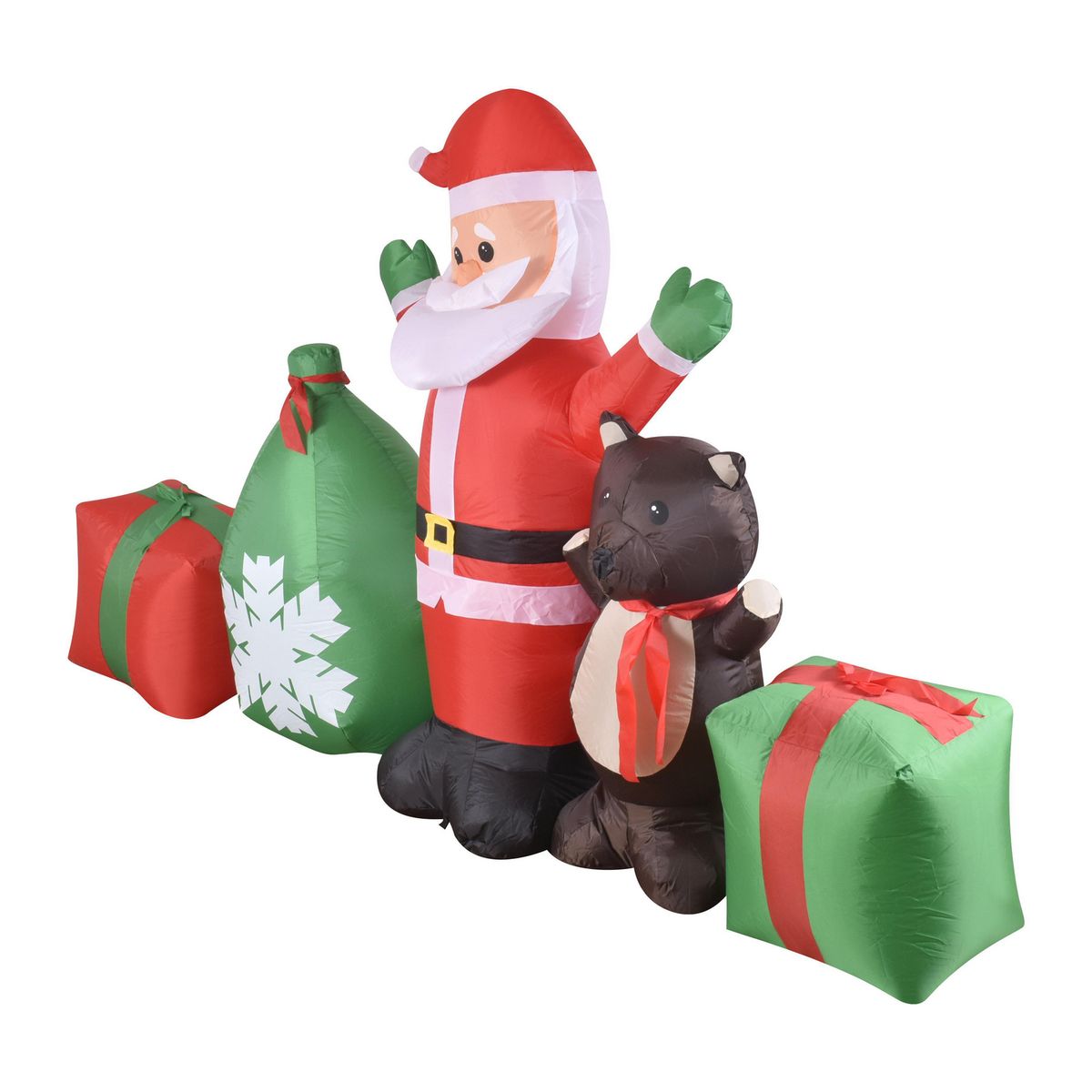 DEAR SANTA - Santa con Regalos Inflable 240 cm