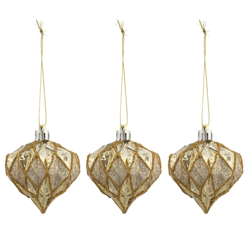 DEAR SANTA - Set 3 Diamantes Navidad 5cm