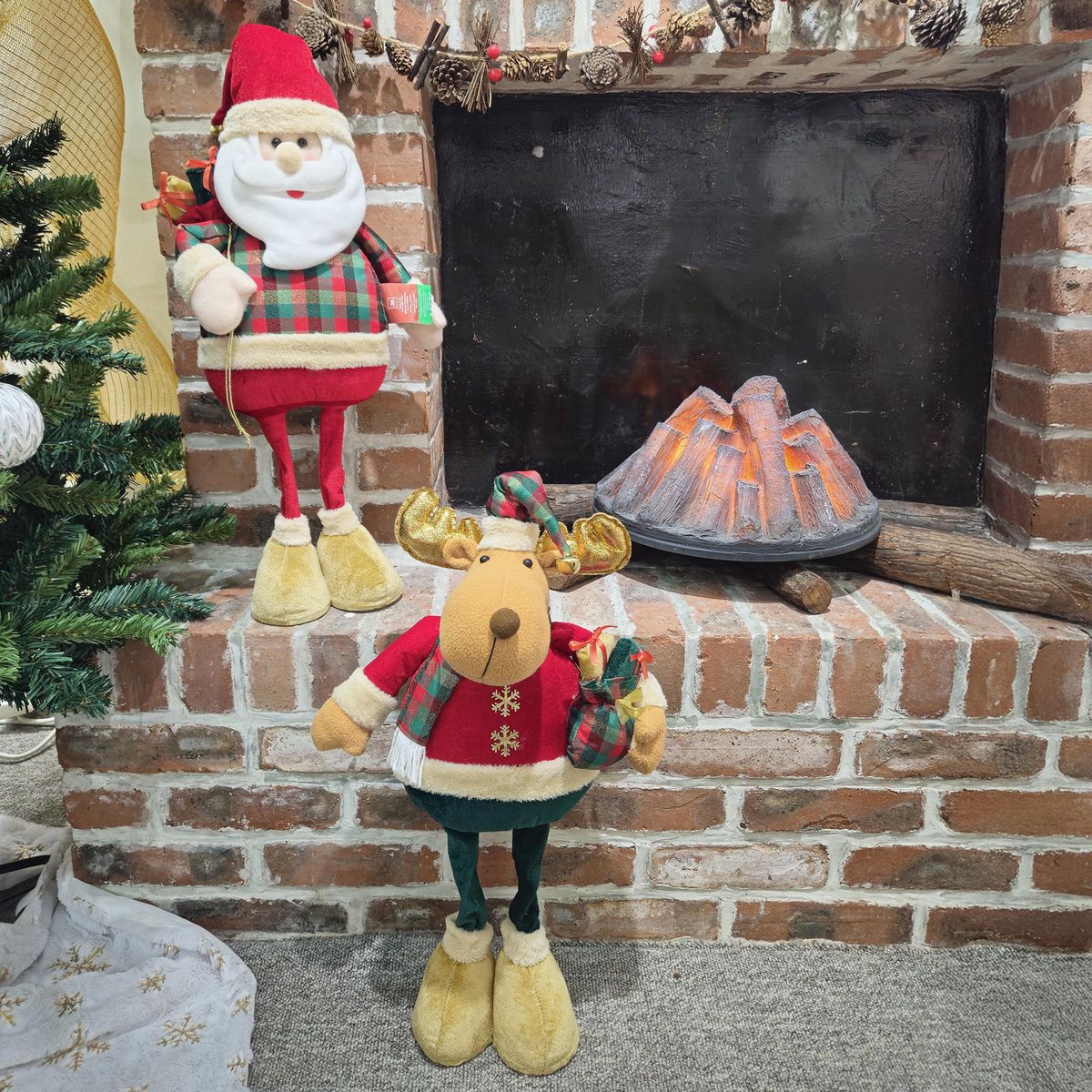 DEAR SANTA - Santa de Pie Rojo 63cm