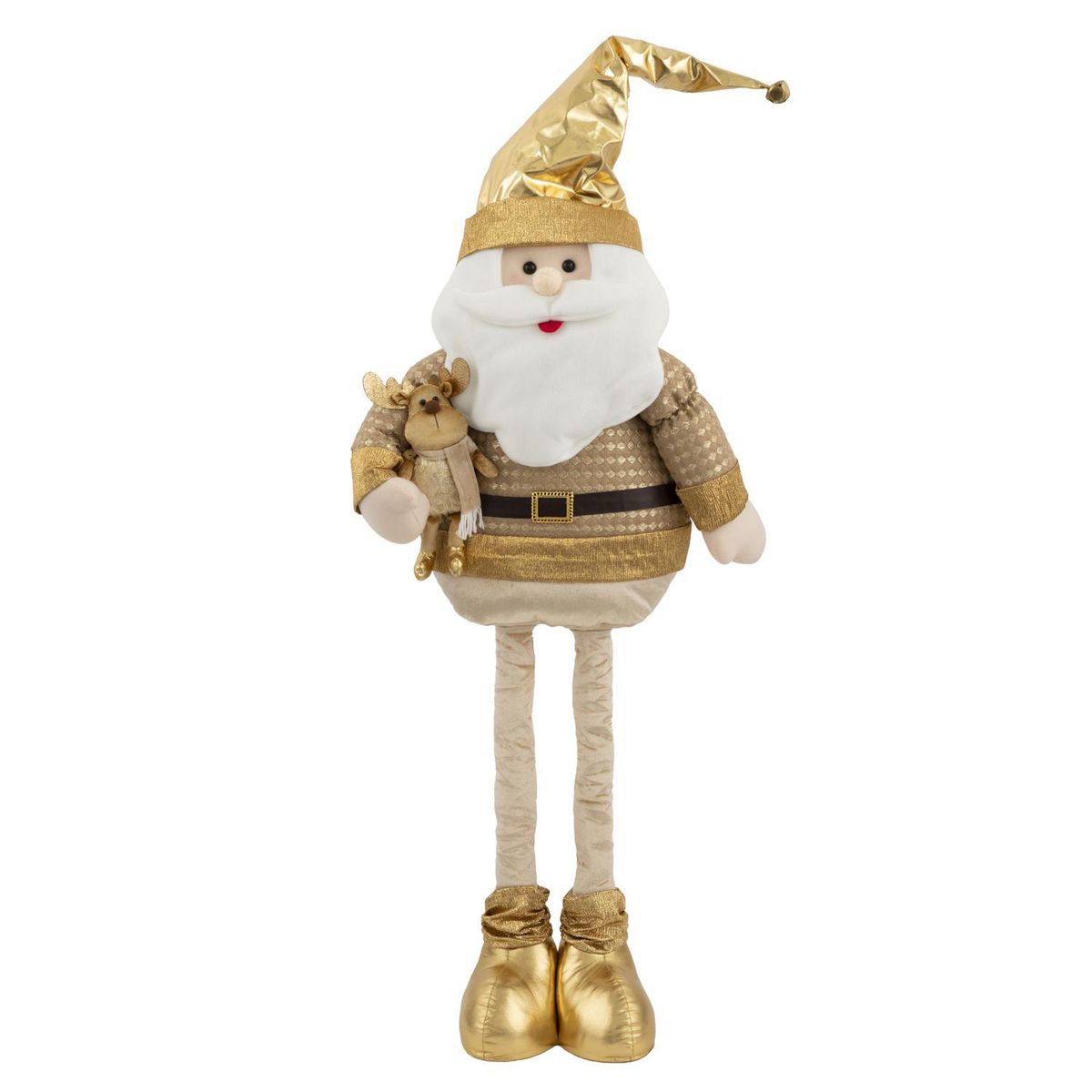 DEAR SANTA - Santa Extensible Dorado 132cm