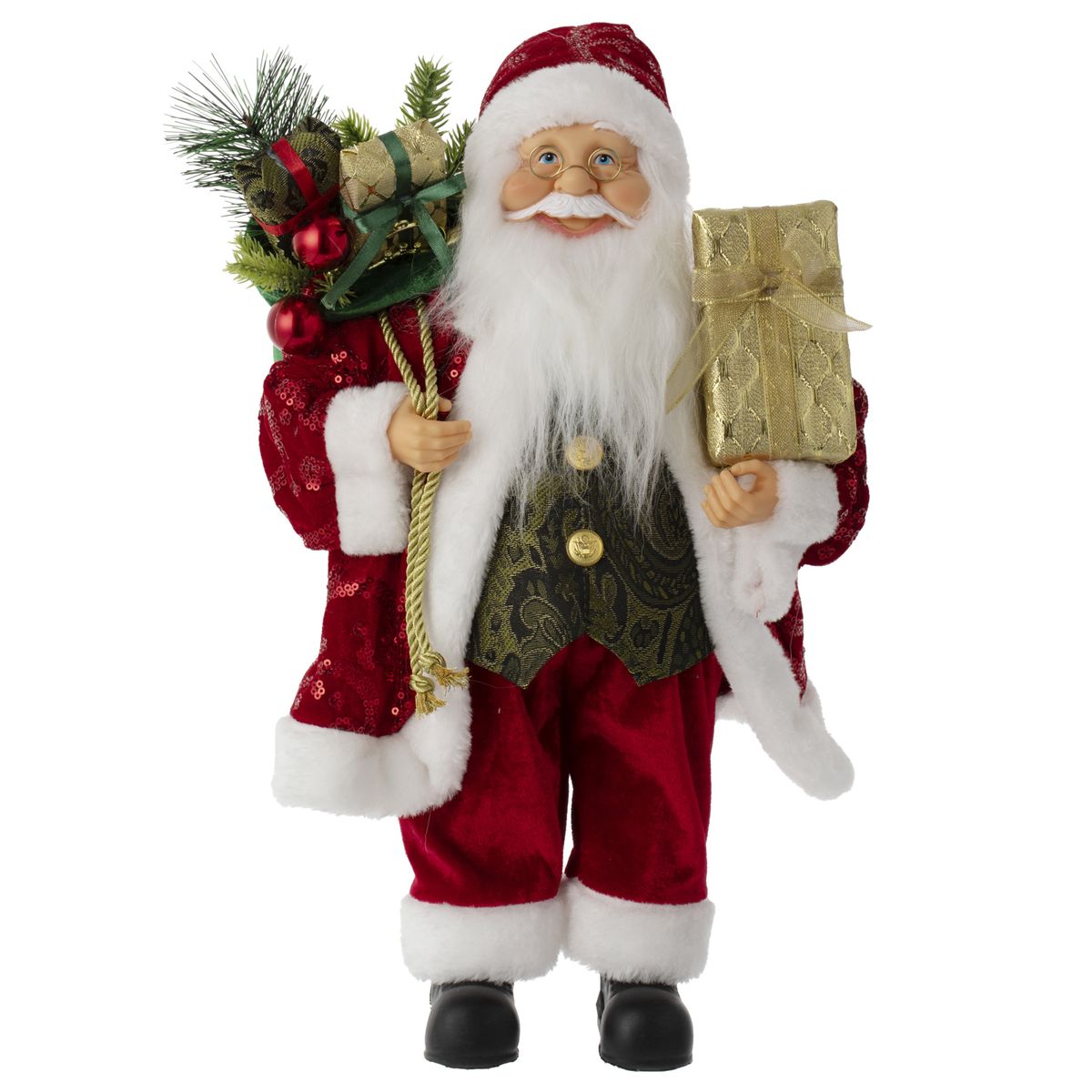 DEAR SANTA - Santa Claus 40 cm Rojo