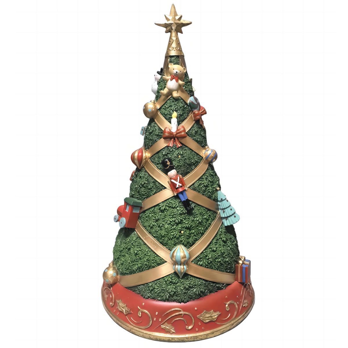 DEAR SANTA - Árbol de Navidad LED con Control Remoto 46cm