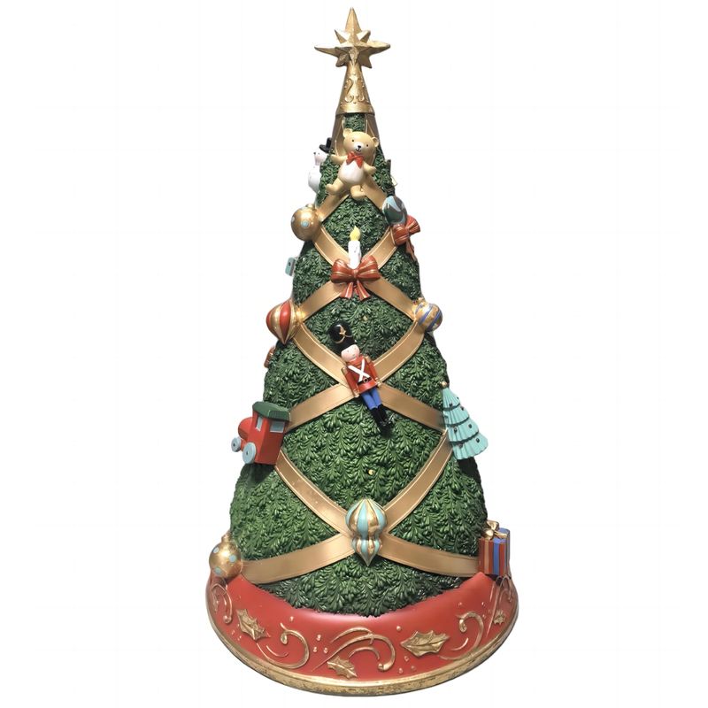 DEAR SANTA - Árbol de Navidad LED con Control Remoto 46 cm