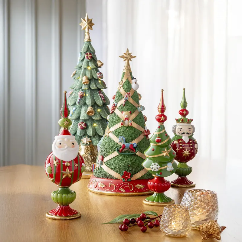 DEAR SANTA - Árbol de Navidad LED con Control Remoto 46cm