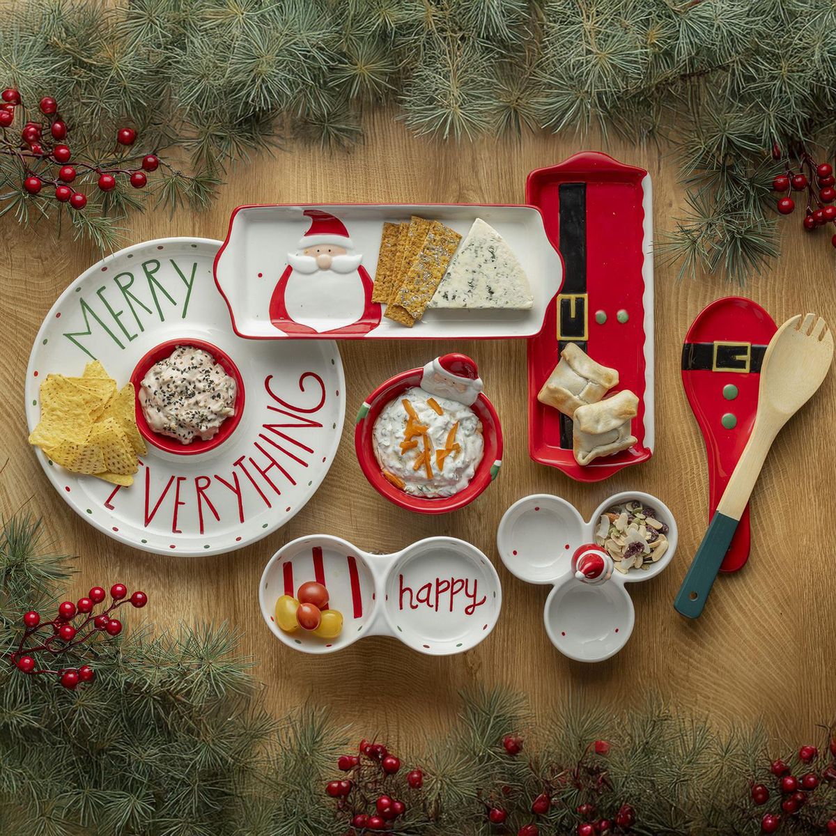 DEAR SANTA - Fuente Rojo/Blanco Navidad