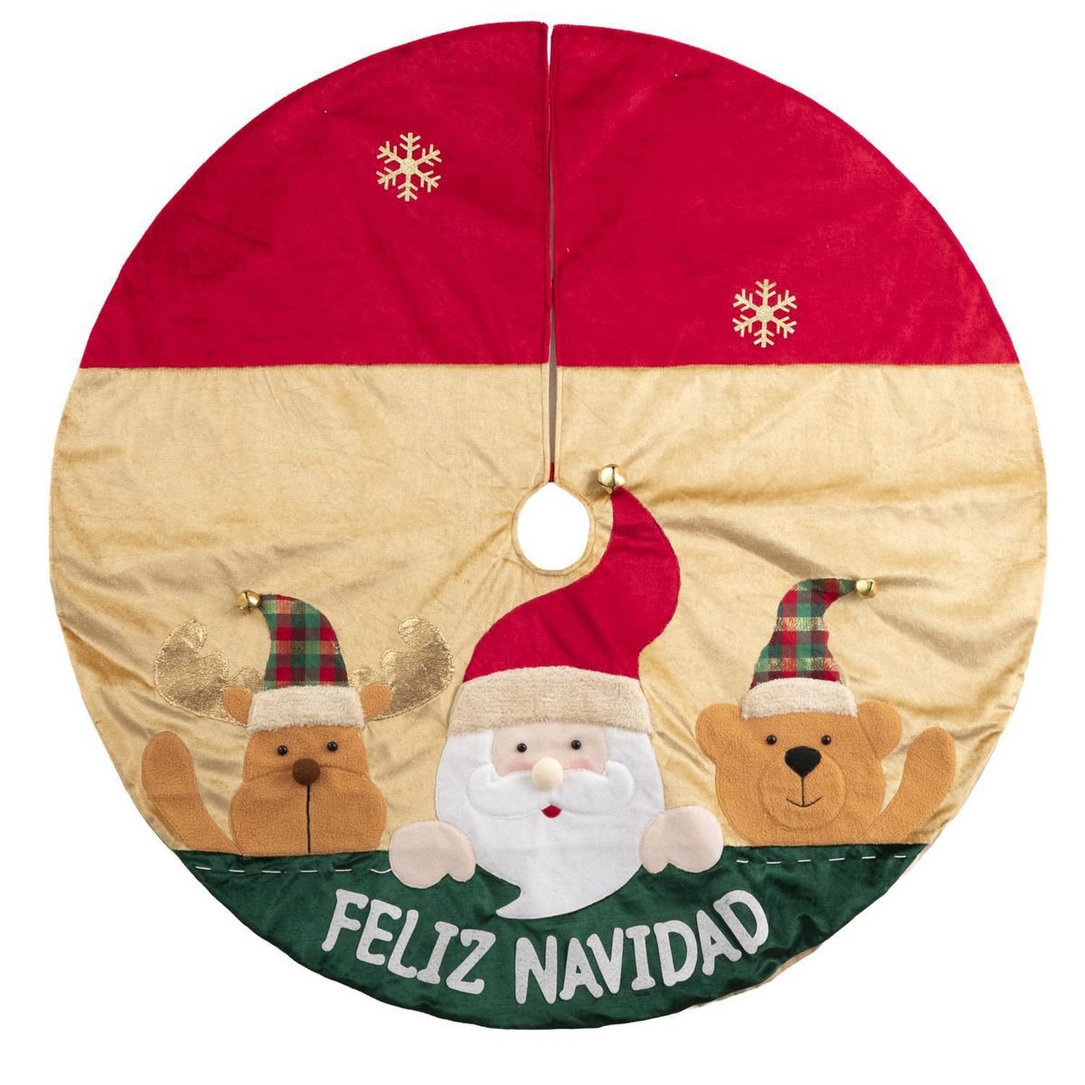 DEAR SANTA - Pie de Árbol Santa y Reno 101.5 cm
