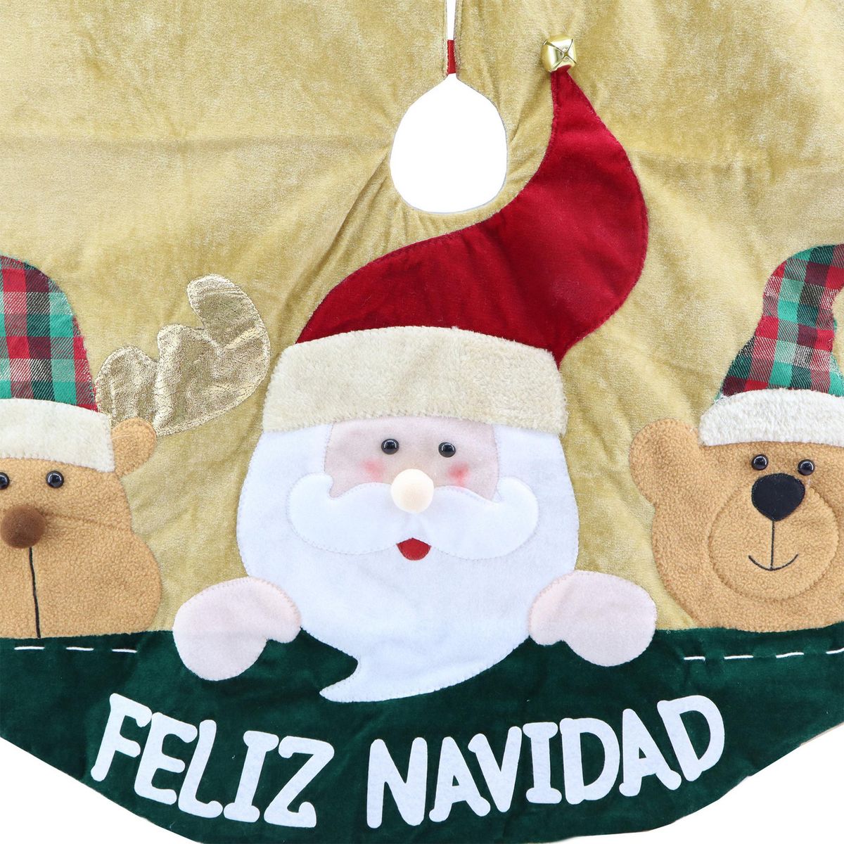 DEAR SANTA - Pie de Árbol Santa y Reno 101.5 cm