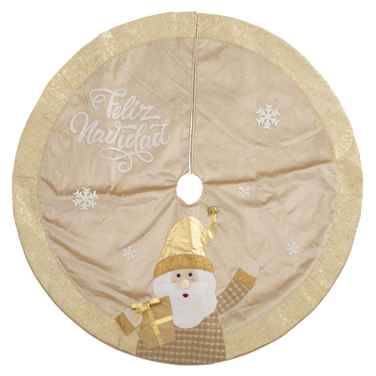 DEAR SANTA - Pie de Árbol Santa 101.5 cm Dorado