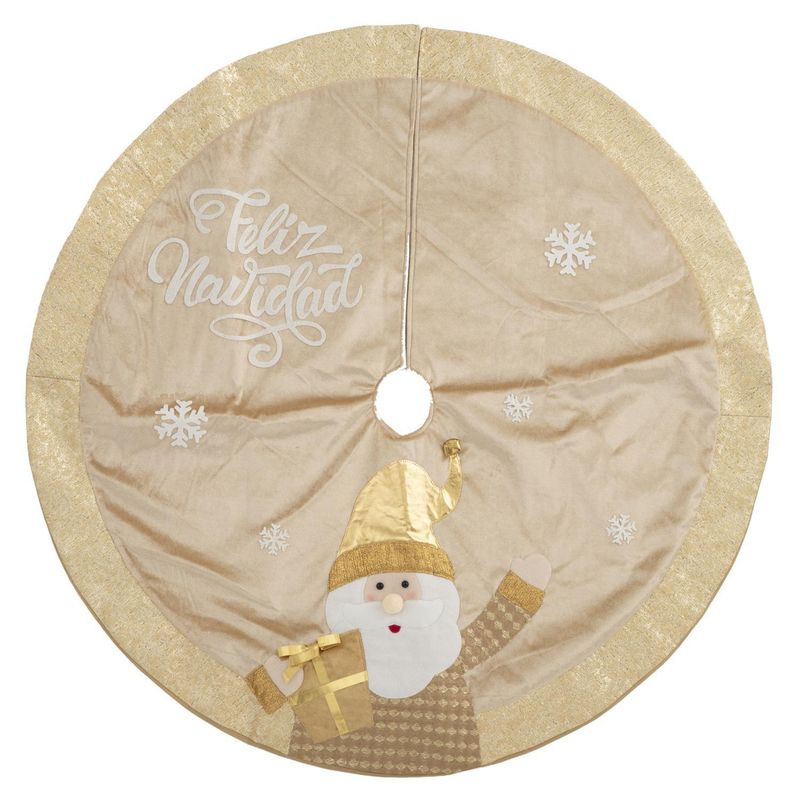 DEAR SANTA - Pie de Árbol Santa 101.5 cm Dorado