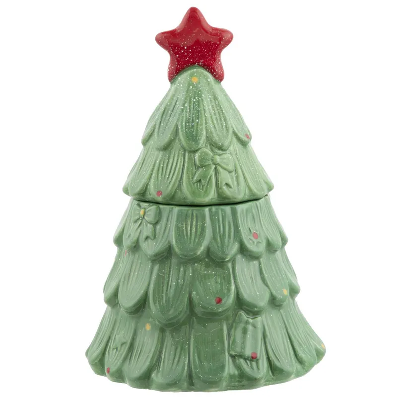DEAR SANTA - Recipiente Árbol 27 cm Verde