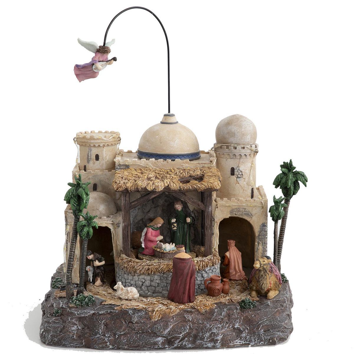 DEAR SANTA - Villa Animada con Pesebre y Efectos