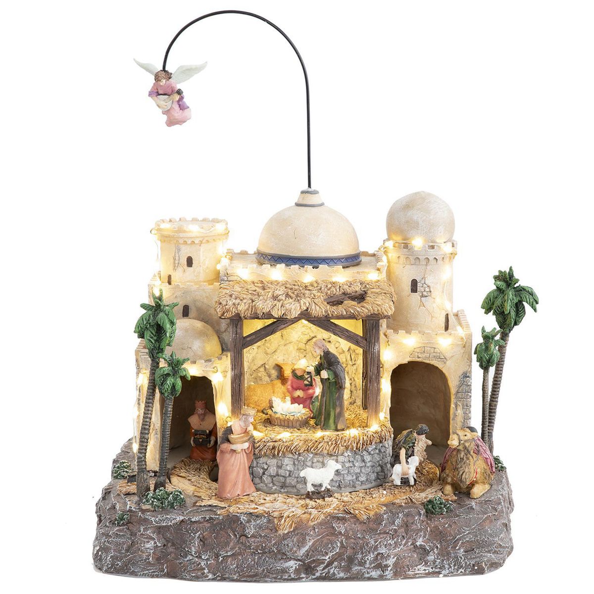 DEAR SANTA - Villa Animada con Pesebre y Efectos