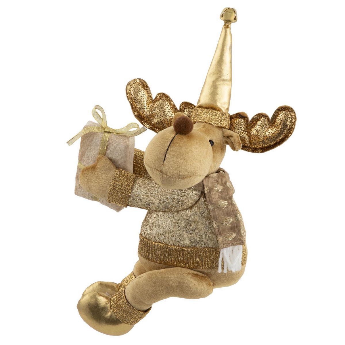 DEAR SANTA - Set 2 Abrazaderas Navidad Dorado 30cm