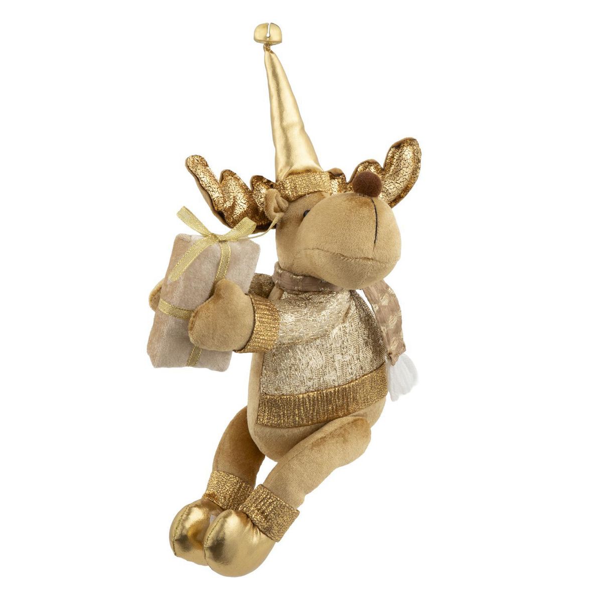 DEAR SANTA - Set 2 Abrazaderas Navidad Dorado 30cm