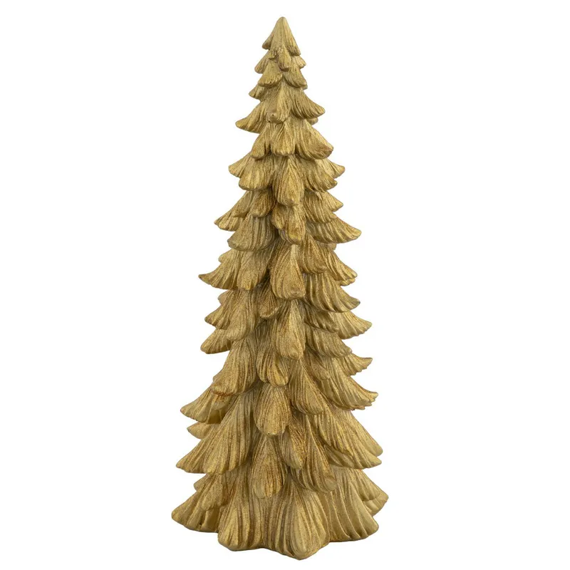 DEAR SANTA - Adorno Árbol de Navidad Poliresina Dorado 37.5cm