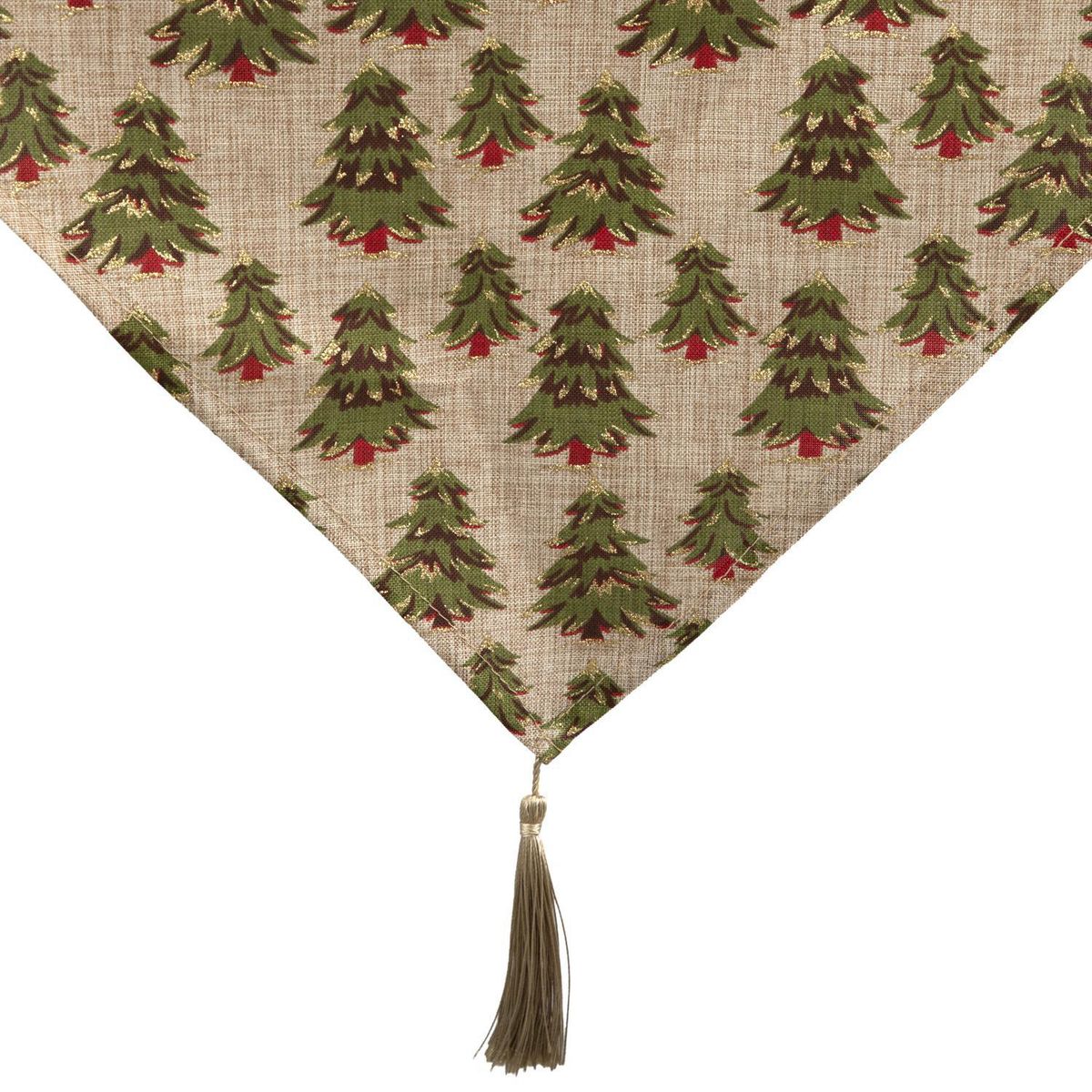 DEAR SANTA - Camino de Mesa con Impresión Natural