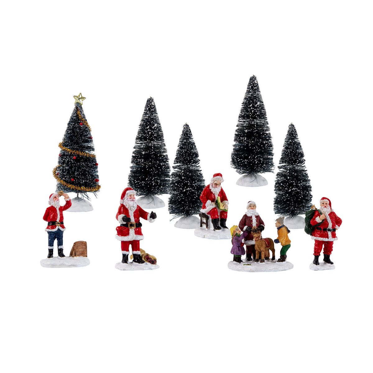 DEAR SANTA - Set 10 Figuras de Navidad