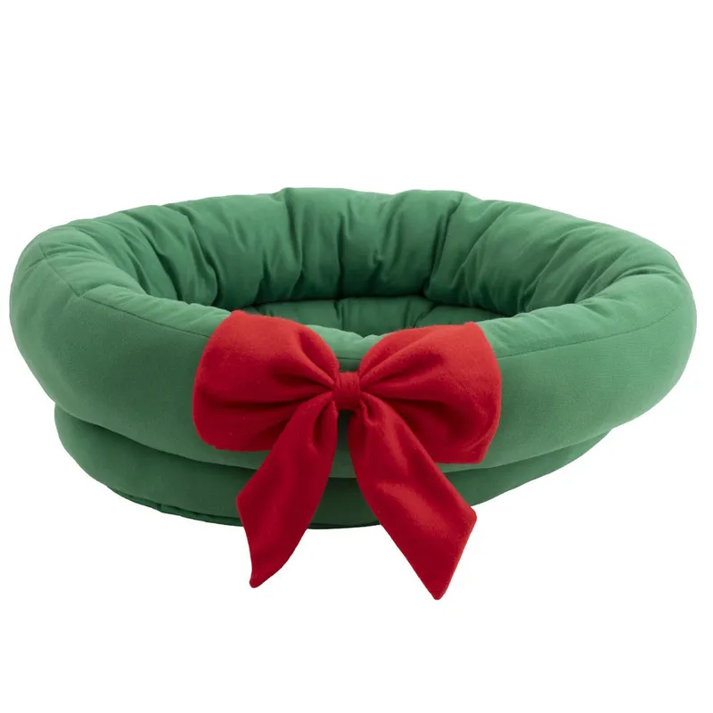 DEAR SANTA - Cama para Mascota Verde Pet Glam