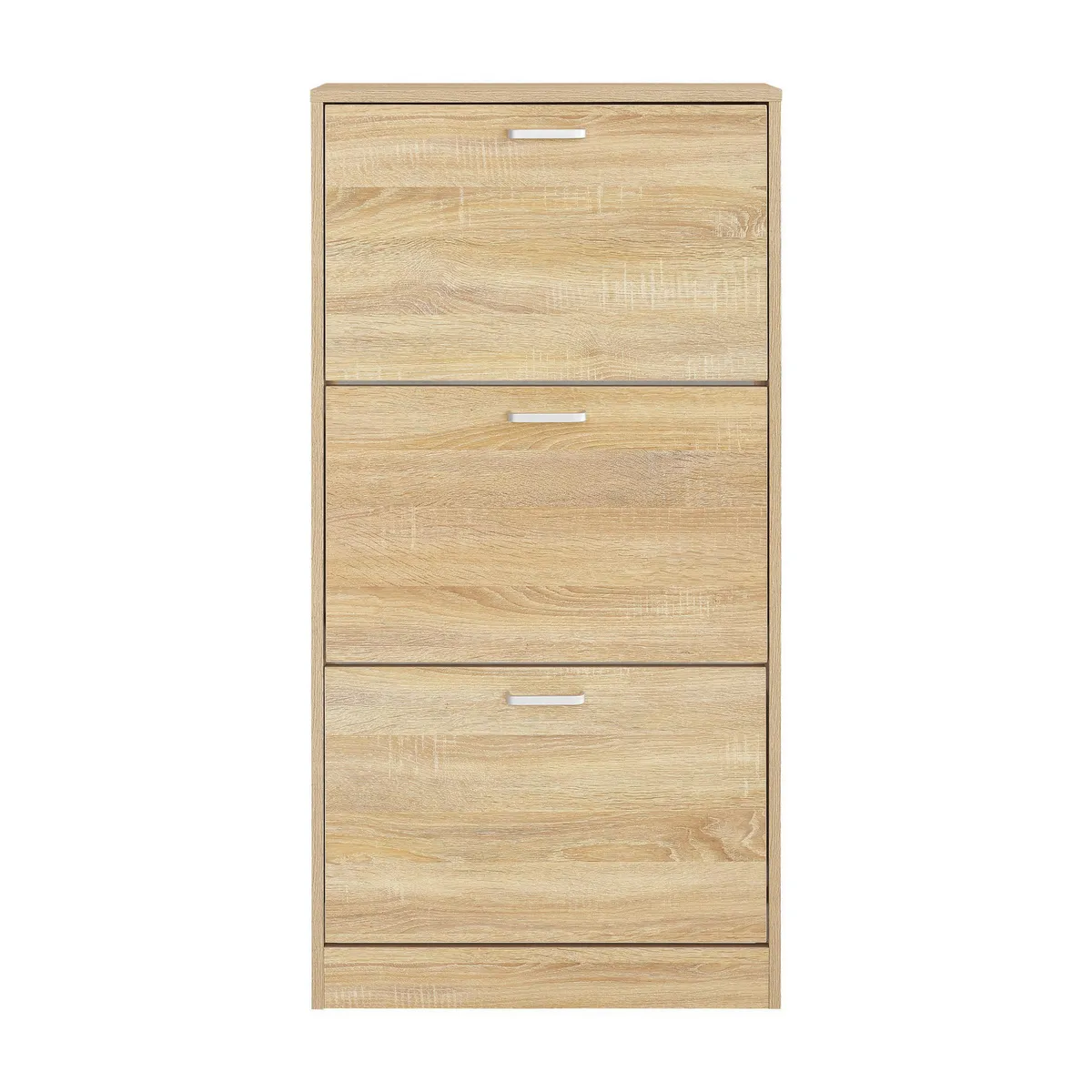 JUST HOME COLLECTION - Zapatero 3 Puertas 60x117x24 cm Melamina Roble