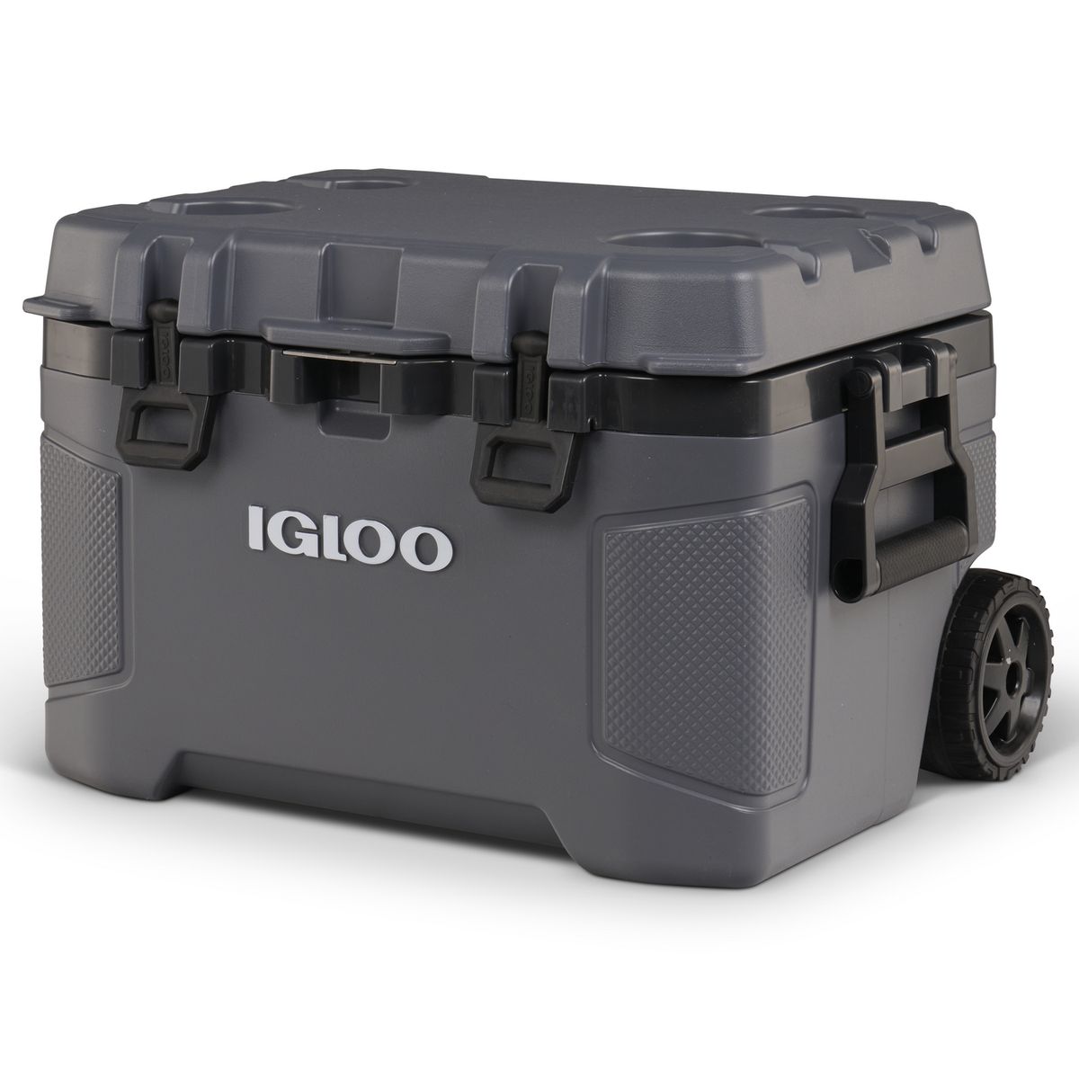 IGLOO - Nevera Trailmate 52 Roller 49L Gris Oscuro y Negro