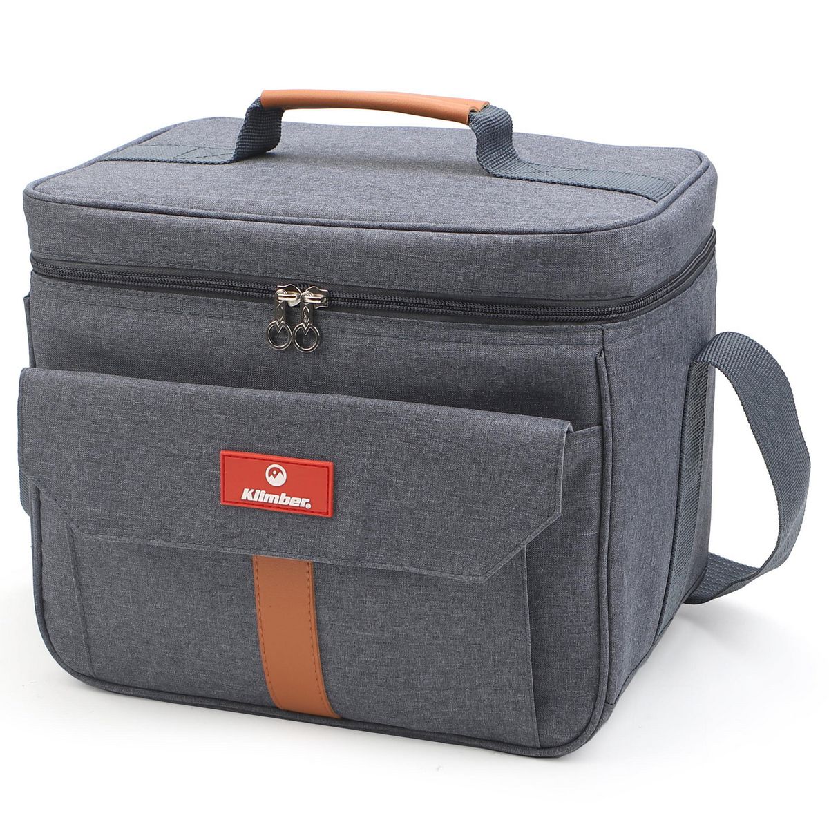 KLIMBER - Bolso Cooler Houston 30x25x19cm 24 Litros Gris