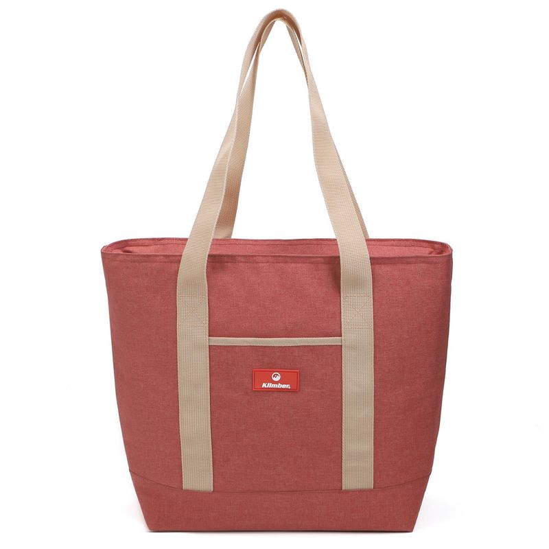 KLIMBER - Bolso Cooler Fashion 42x36x15cm Rojo
