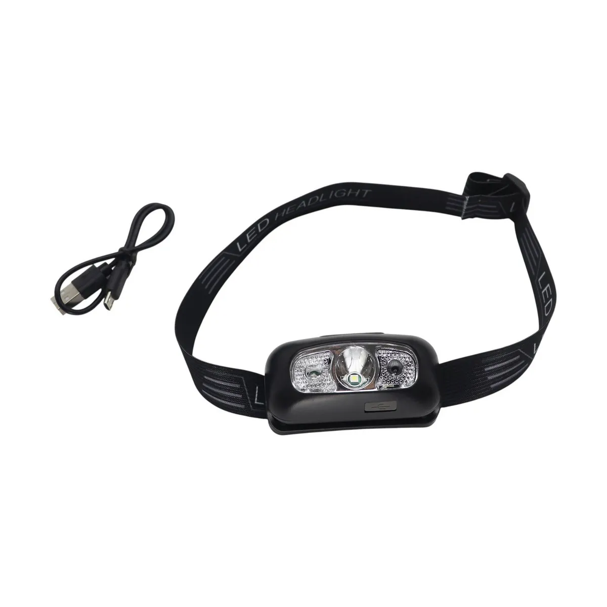 KLIMBER - Linterna Frontal Carga USB 100 lm Negro