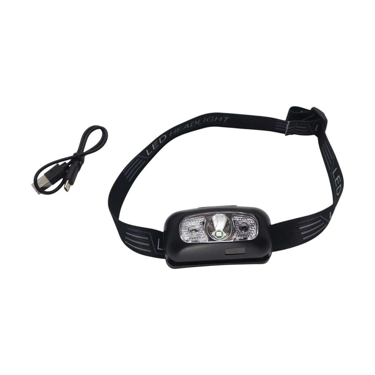 KLIMBER - Linterna Frontal Carga USB 100 lm Negro