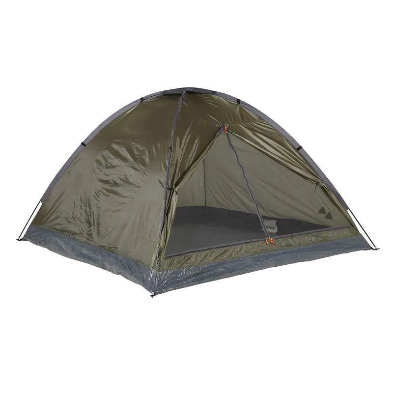 KLIMBER - Carpa Para 4 Personas + Colchón 2 Plazas + 1 Silla Plegable color surtido