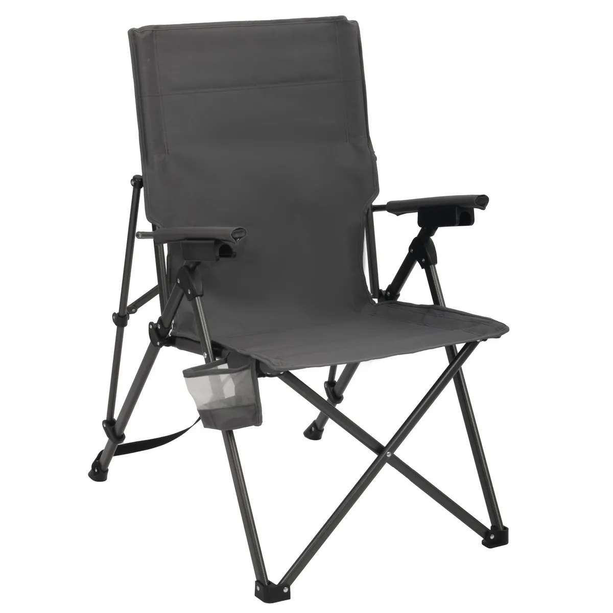 KLIMBER - Silla Camping Plegable Pro 3 Posiciones 57x104x87 cm Gris