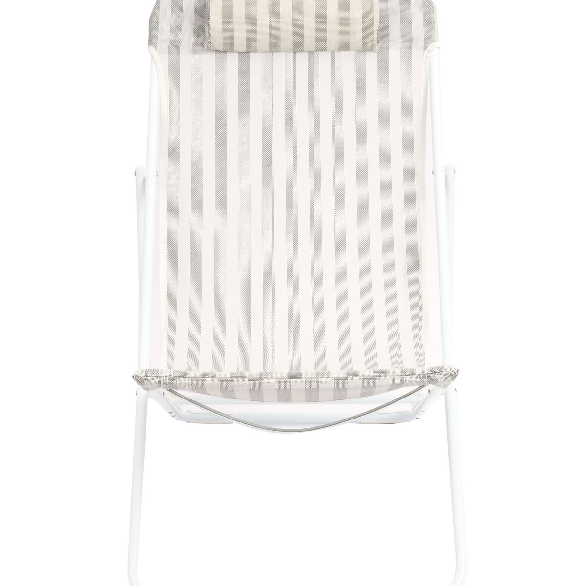 KLIMBER - Silla Playa 3 Posiciones 55x89x87 cm Gris