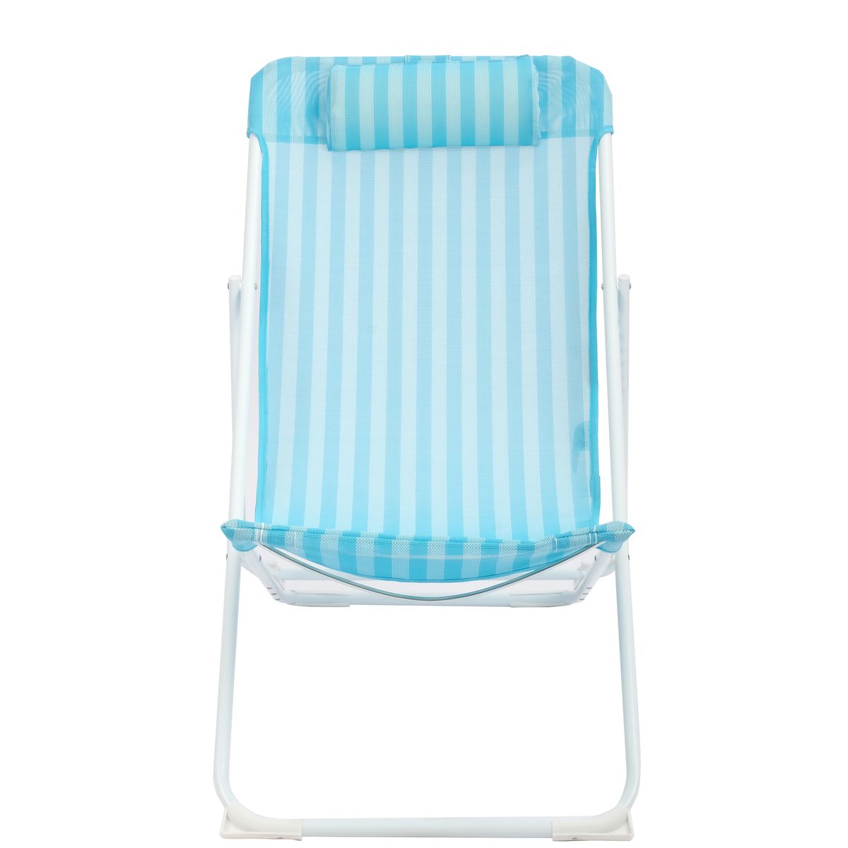KLIMBER - Silla Playa 3 Posiciones 55x89x87 cm Celeste