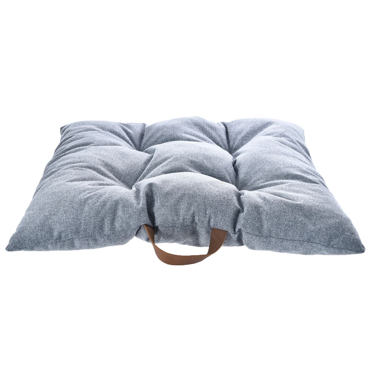PETIZOOS - Cama para Perro 75x65x10 cm Gris Claro y Azul