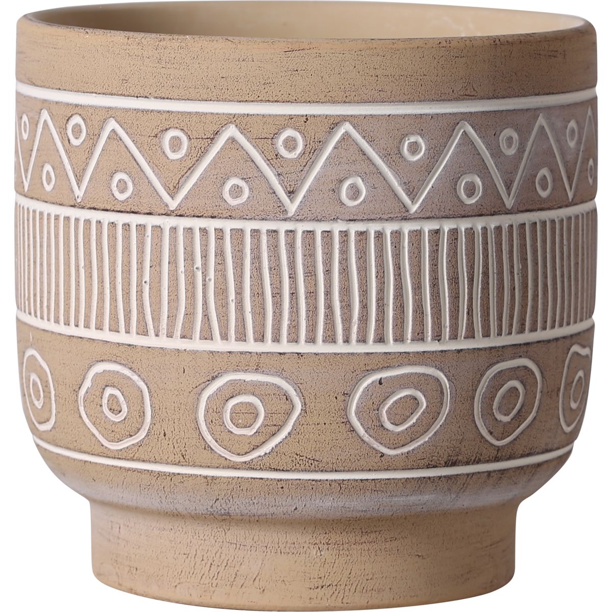 JUST HOME COLLECTION - Maceta Terracota 13x13 cm de Cerámica Naranjo