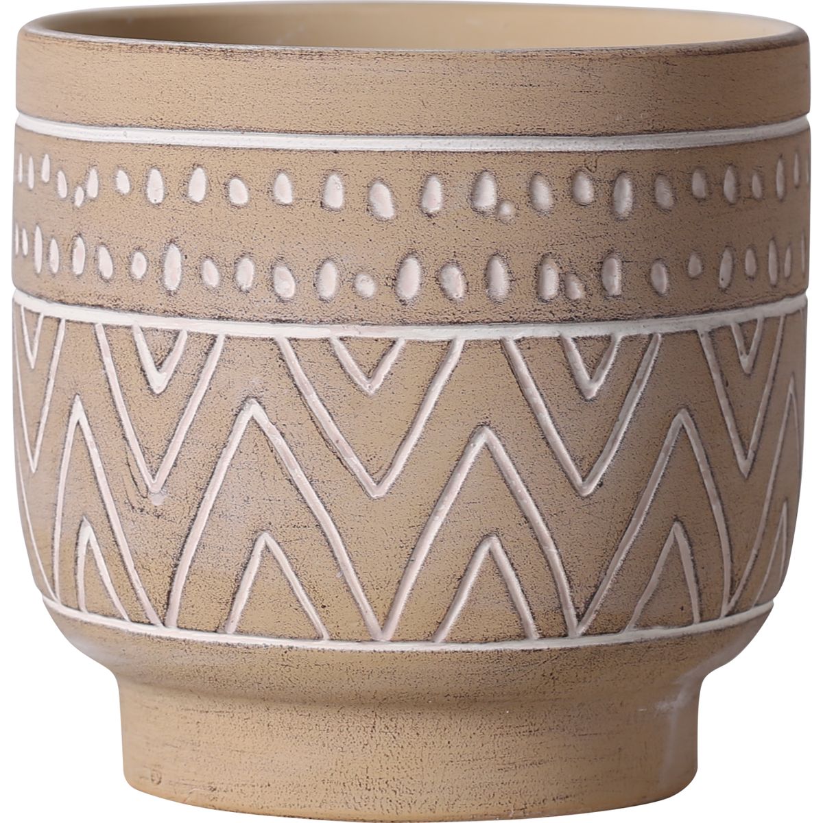 JUST HOME COLLECTION - Maceta Terracota 13x13 cm de Cerámica Naranjo