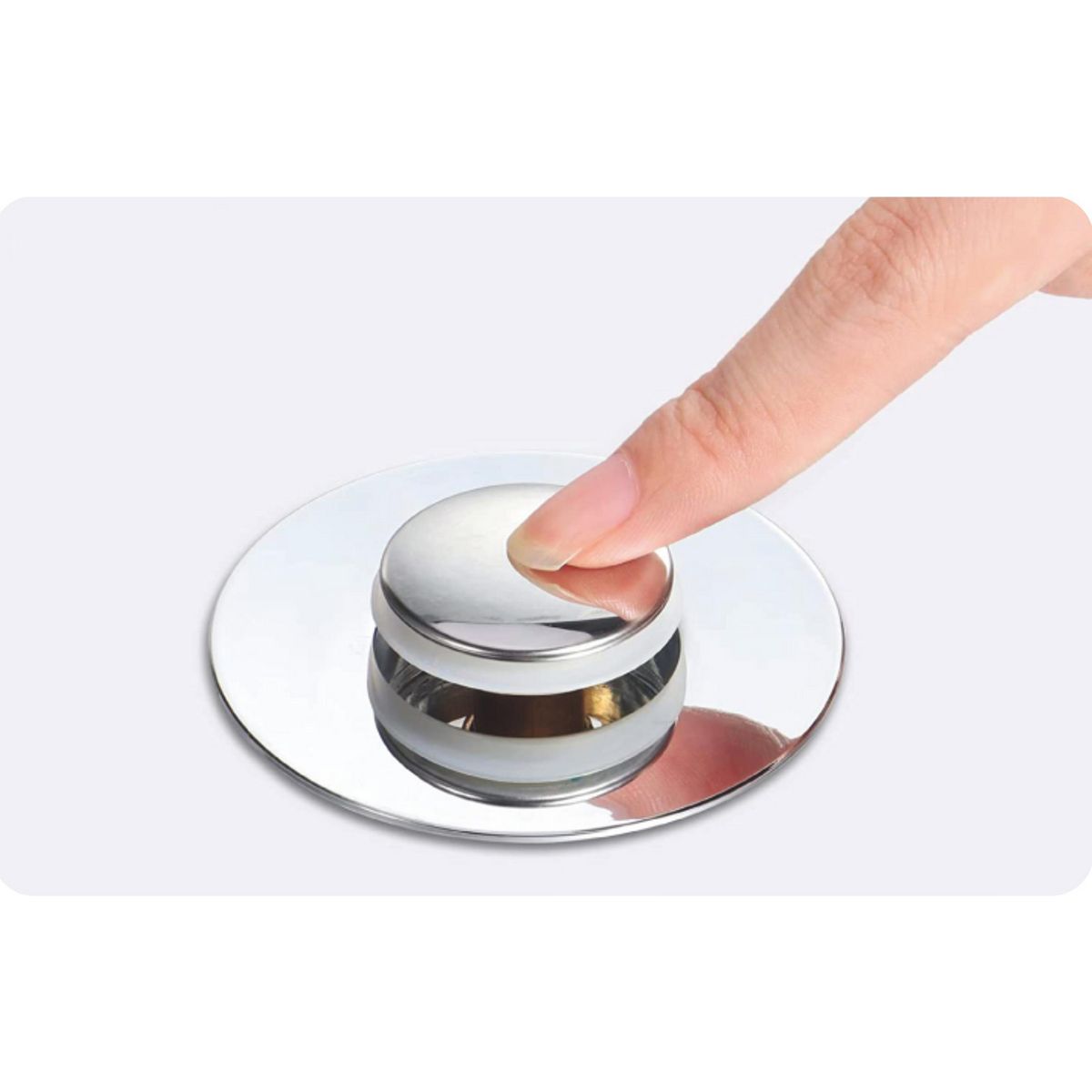 SENSI DACQUA - Desagüe Easy Fix para Lavadero Cromo