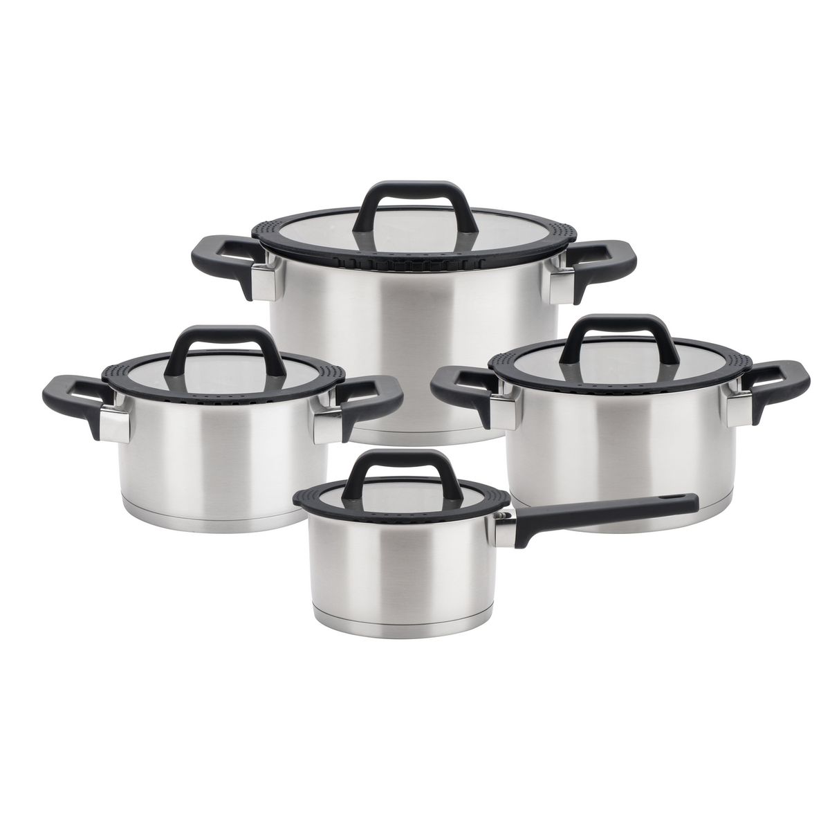 JUST HOME COLLECTION - Set Batería Cocina Fermo 8 Piezas