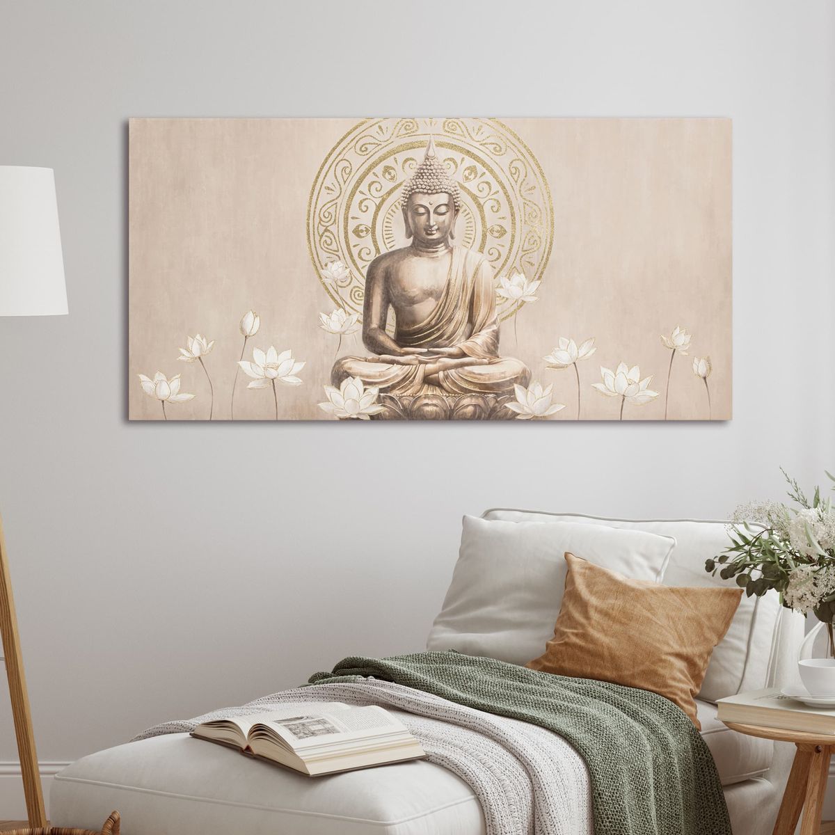 JUST HOME COLLECTION - Canvas Buddah Pray 60x120 cm