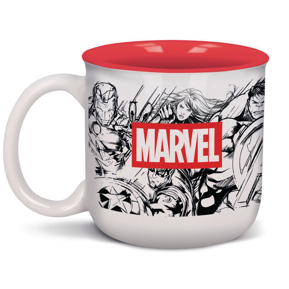 STOR - Taza de Cerámica 14 oz Marvel Multicolor