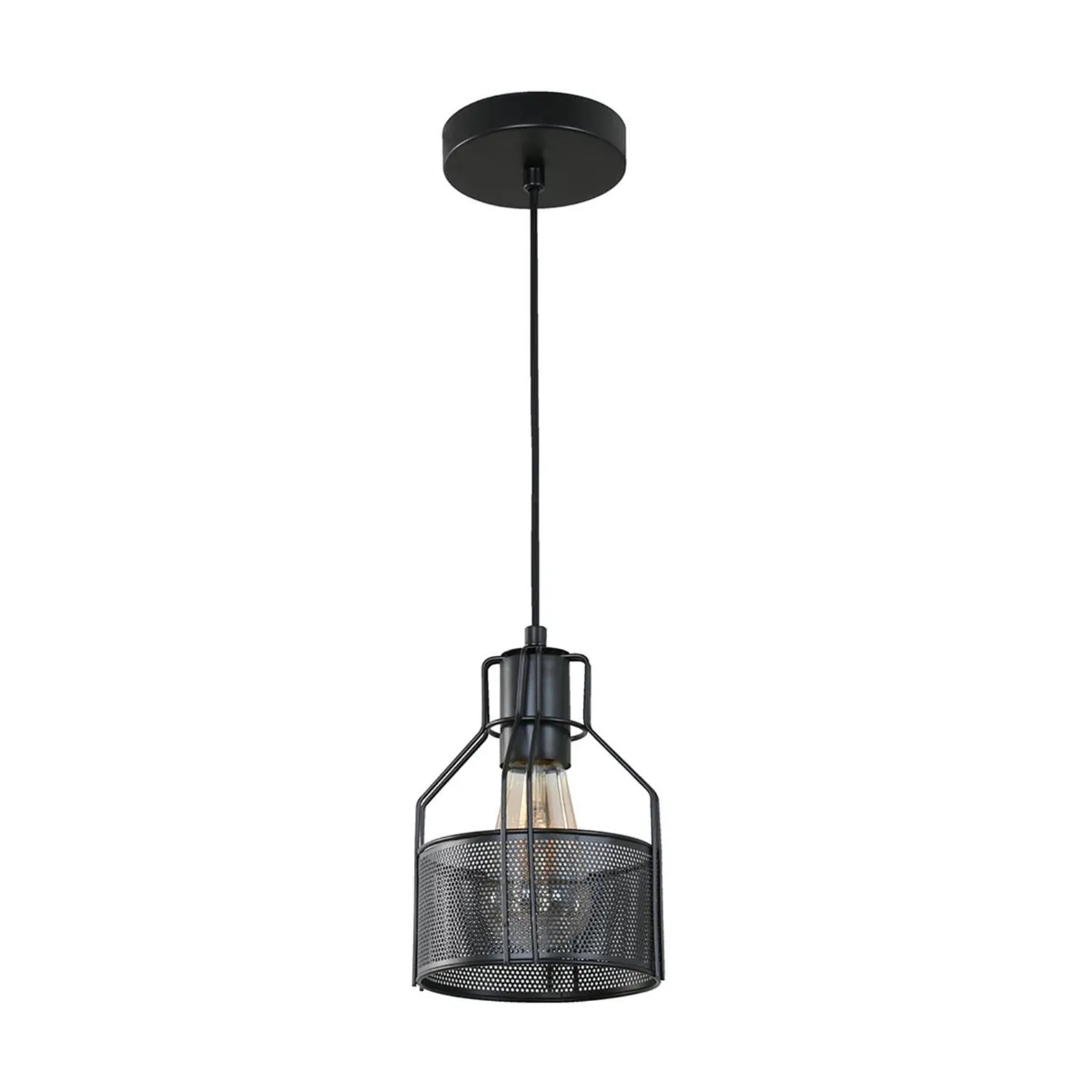 Lámpara Colgante de Techo 1 Luz Labruna Negra, marca JUST HOME COLLECTION - Foto Principal