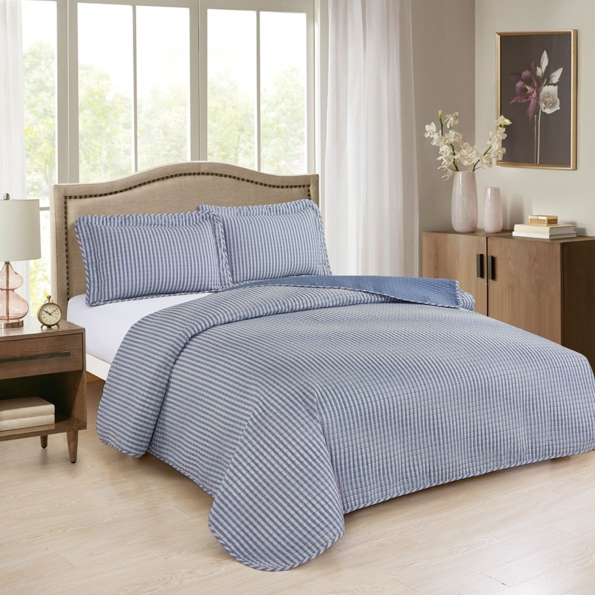 Cubrecama Teen Pv26 1.5 Plazas Azul, marca JUST HOME COLLECTION - Foto Principal