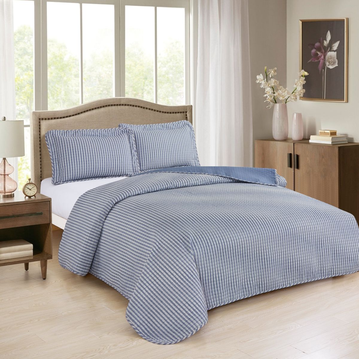 JUST HOME COLLECTION - Cubrecama Teen Azul 2 Plazas