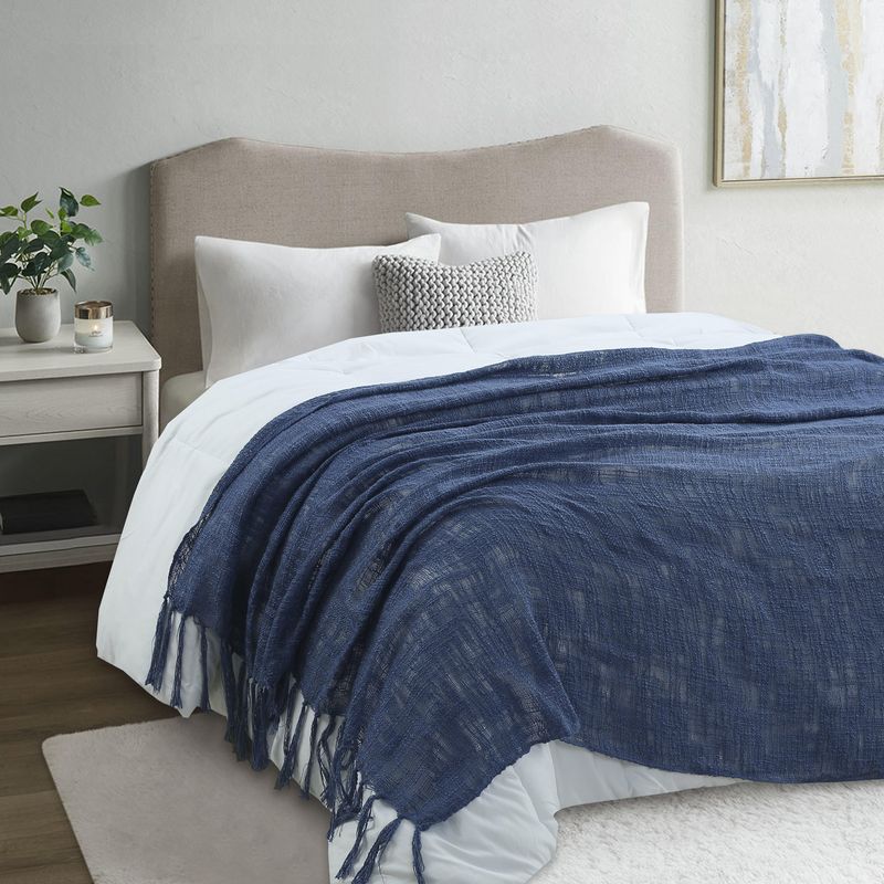 JUST HOME COLLECTION - Manta Nordic Especial 130x160 cm Azul