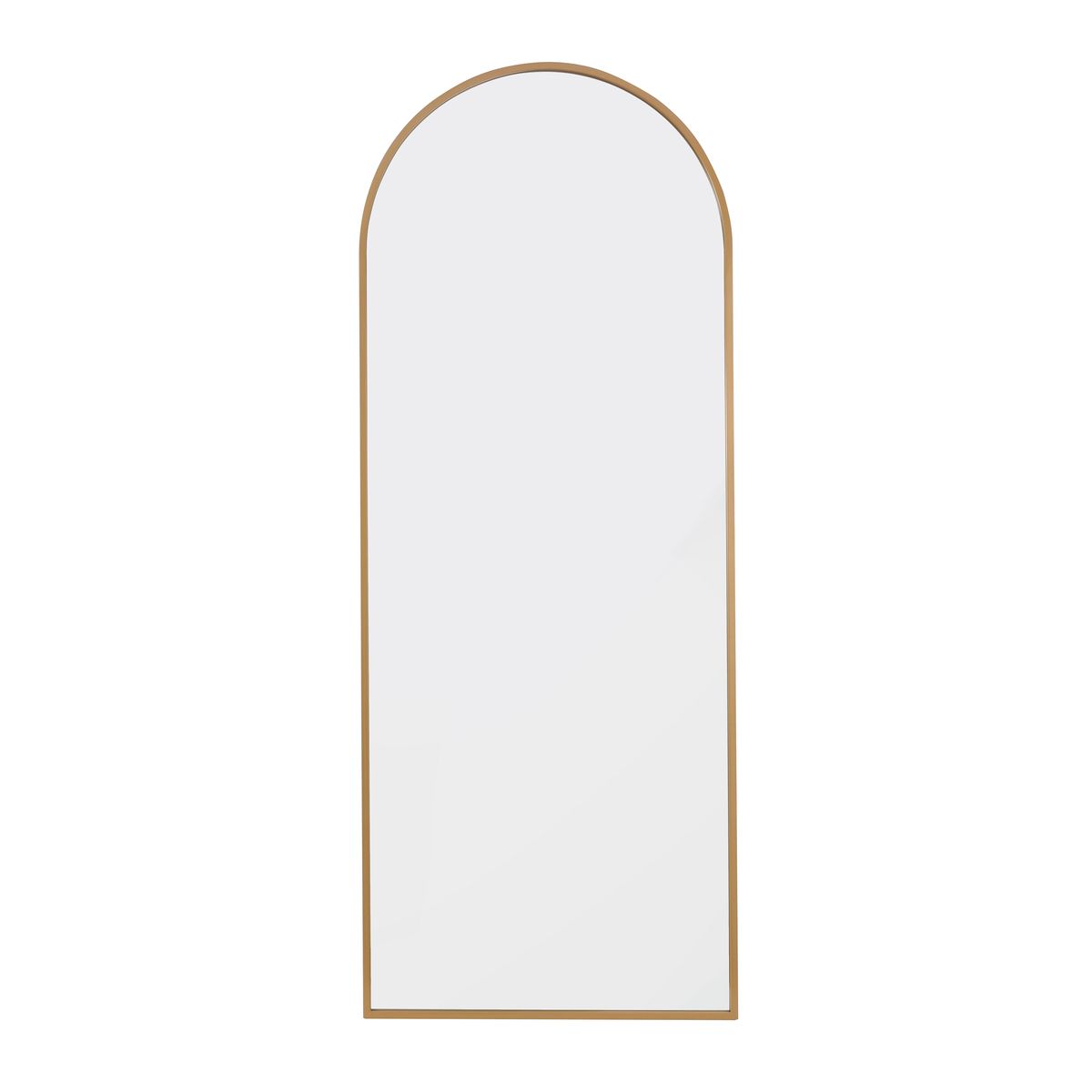 JUST HOME COLLECTION - Espejo de Piso Arco de 70 x 180 Centímetros Dorado