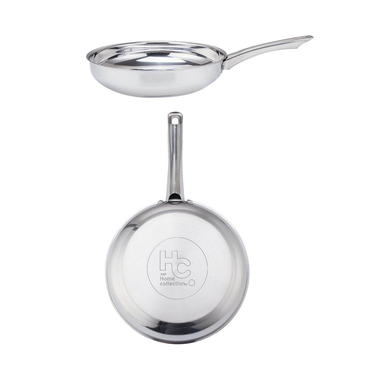 JUST HOME COLLECTION - Juego x6 Piezas Batería de Cocina Inoxidable