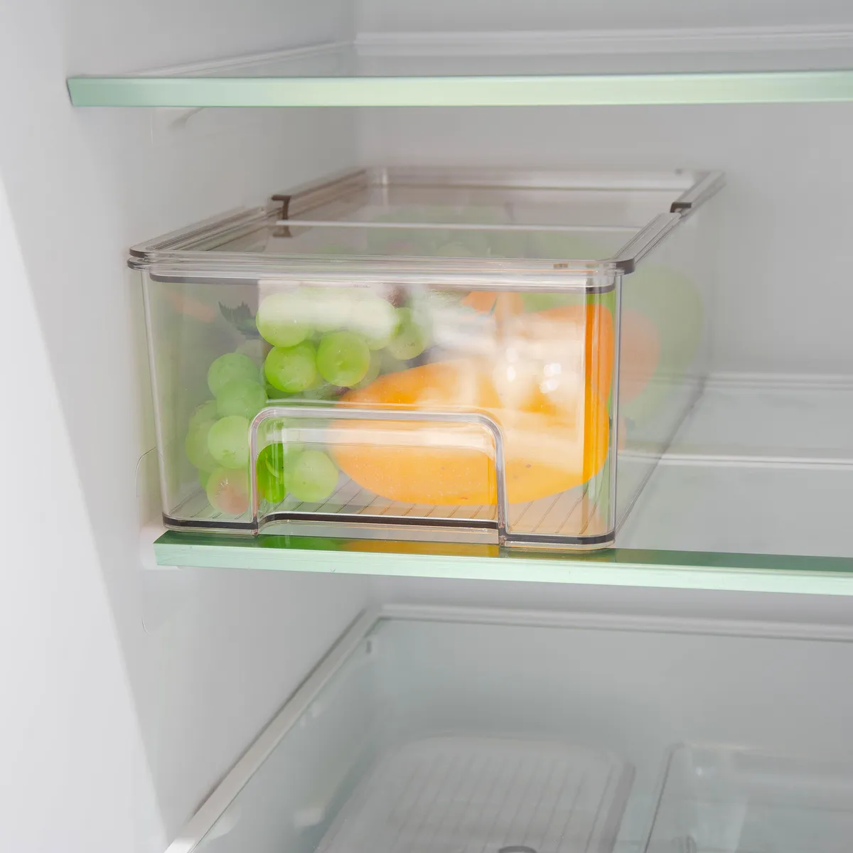 JUST HOME COLLECTION - Caja organizadora con tapa para Refrigerador 36x20.5x11cm