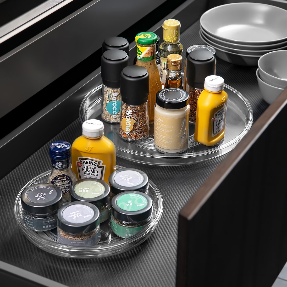 JUST HOME COLLECTION - Bandeja giratoria multiusos 24cm diámetro colocar esta foto como principal