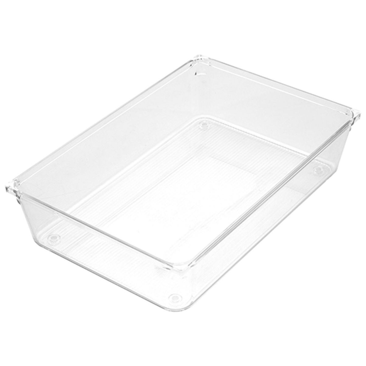 JUST HOME COLLECTION - Organizador de cajón acrílico multiuso 15.3x23x5.3cm